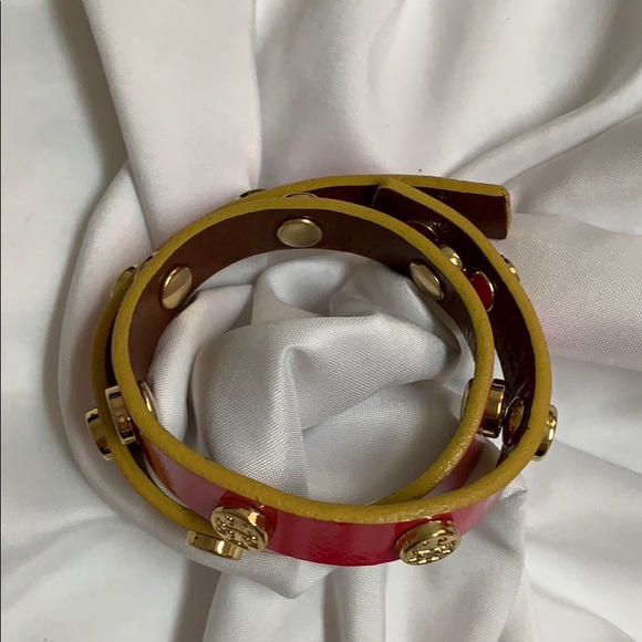 Authentic Tory Burch wrap leather bracelet - Picture 4 of 8